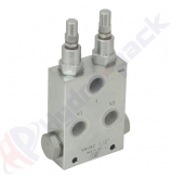 product Doppel-Druckbegrenzungsventil, VAUAC , 70 L/min, G 1/2" , 10-180 bar thumb