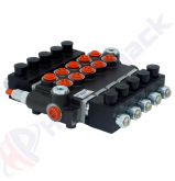 product Magnetgesteuertes Regelventil 80 Liter, 5Z80 , 5 Spulen , G 1/2" , open center Spule, 12 V thumb