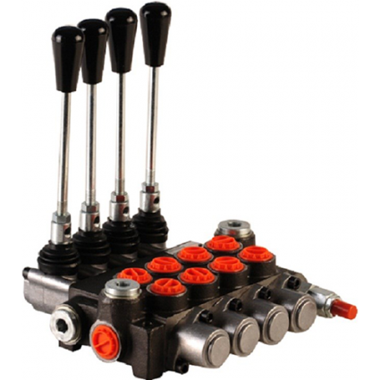 product 40 Liter Monoblock Regelventill, 4P40 , vier Spulen , G 3/8" , open center Spule image thumb