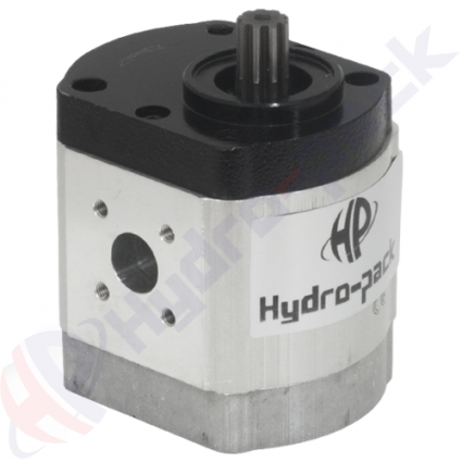 product Gruppe 20 Hydraulik Zahnradpumpe, 11 cc/rev, linksherum , vorderer 4-Loch-Flansch 50 mm , 9 Z&auml;hne Keilwelle DIN5482 , 20A11X096 image thumb