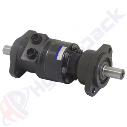 product MRB Serien Hydraulikmotor mit Doppelwelle, 160 cc/rev, geradewegs Keilwelle 25 mm DIN6885 , ovaler 2-Loch-Befestigungsflansch , MRB160C/C image thumb