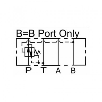 product NG10 (CETOP 5) modular pressure reducing valve, MPR 03 B , 70 L/min, B port image thumb