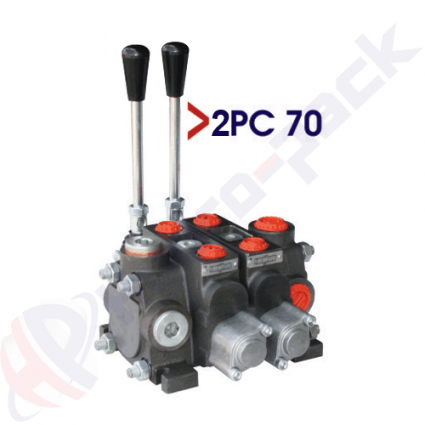 product 70 Liter Sektionales Regelventil, 2PC70 , 2 Spulen , G 1/2" , open center Spule image thumb