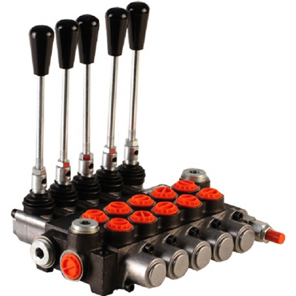product 40 Liter Monoblock Regelventill, 5P40 , f&uuml;nf Spulen , G 3/8" , open center Spule image thumb