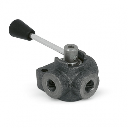product 3 way hydraulic diverter valve, DF 3 , 90 L/min, G 1/2" , closed center image thumb