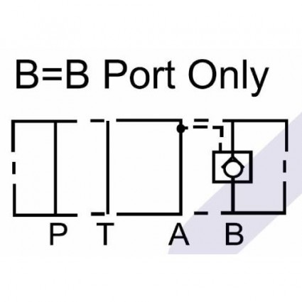 product NG10 (CETOP 5) modular pilot operated check valve, MPC 03 B , 100 L/min, B port image thumb