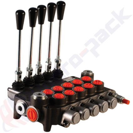 product 80 Liter Monoblock Regelventil, 5P80 , f&uuml;nf Spulen , G 1/2" , open center Spule image thumb