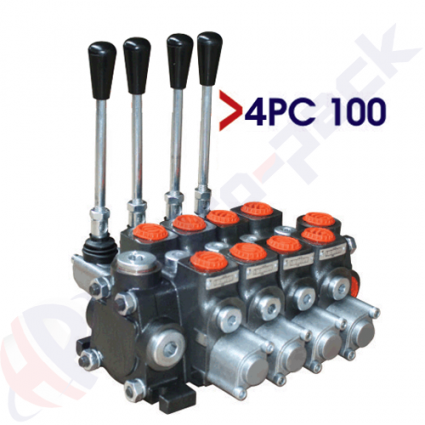 product 100 Liter Sektionales Regelventil, 4PC100 , fvier Spulen , G 3/4" , offene Mittelspule image thumb