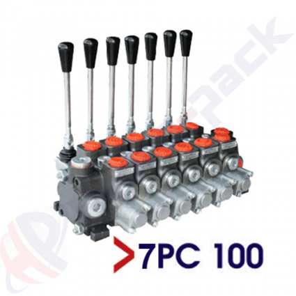 product 100 Liter Sektionales Regelventil, 7PC100 , sieben Spulen , G 3/4" , offene Mittelspule image thumb