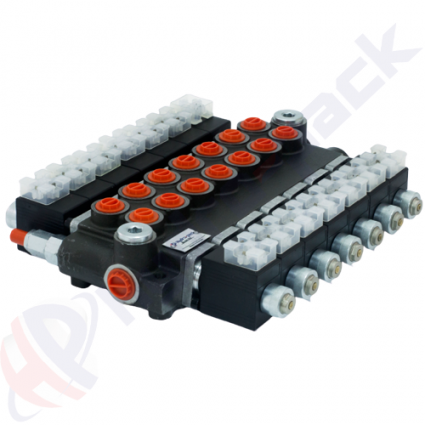 product 50 Liter Magnetgesteuertes Regelventil, 7Z50 , 7 Spulen , G 3/8" , open center Spule , 12 V image thumb