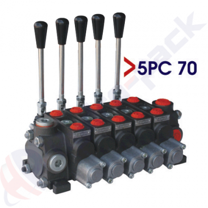 product 70 Liter Sektionales Regelventil, 5PC70 , 5 Spulen , G 1/2" , open center Spule image thumb